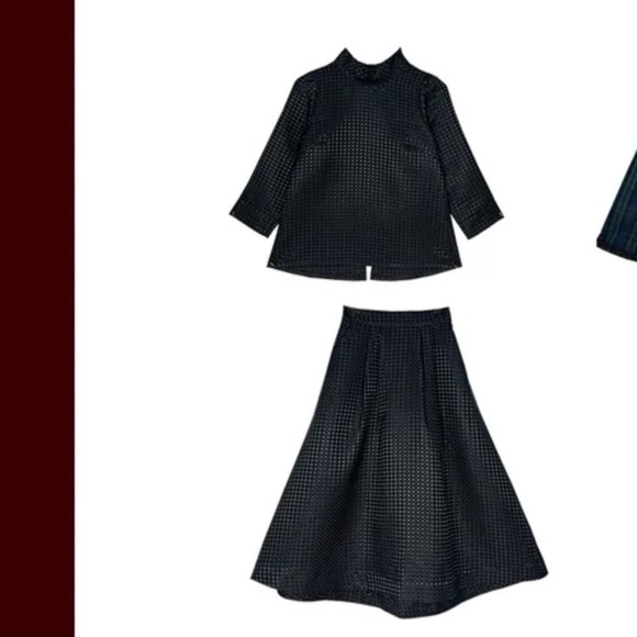 BURU x Mary Orton Mod Top in Black Dot | Size Small NWT - Picture 2 of 6